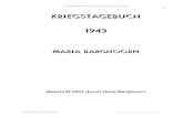 ktb maria barghoorn 1943 neu - Bunkermuseum · PDF file -Kriegstagebuch Maria Barghoorn 1943 ©2001 Hans Barghoorn Kriegstagebuch Maria Barghoorn 1943.doc 9 Januar 1943 Do. 14. Kein