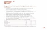 Ergebnis für das 1. Quartal 2011€¦ · Die Präsentation für die Telefon-Konferenz und die Kennzahlen der Telekom Austria Group im Excel-Format („Fact Sheet 1Q 2011“) sind