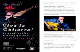 V i v a l a Guitarra! - Robert Schumann Hochschule · Utrera, Gesang / El Choro, Tanz 45 / 36 / 27 / 17 € (Schüler, Studenten 32 / 25 / 18 / 12 €) zzgl. Servicegebühren, Vorverkauf