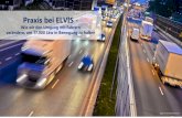 Praxis bei ELVIS · ELVIS daher zur Aufgabe gemacht, gemeinsam mit Ihnen, den Mitgliedern, langfristige Lösungsansätze zu entwickeln und konkrete Handlungsoptionen für die Betriebe