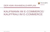KAUFMANN IM E-COMMERCE/ KAUFFRAU IM E-COMMERCE · Martin Lützenkirchen Folie 1 KAUFMANN IM E-COMMERCE/ KAUFFRAU IM E-COMMERCE DER KMK-RAHMENLEHRPLAN