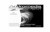 Zeitschrift der Sternfreunde M nster E.V. · 2/2001 Andromeda 4 Editorial 50. Ausgabe Geschafft! 50 Andromeda-Ausgaben sind „im Kasten“. Eine kleine Rück-besinnung sei ge-stattet: