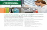 Chemische Analytik, Produkt- und Werkstoffprüfungen ...€¦ · DEKRA>Automobil>GmbH Labor für Umwelt- und Produktanalytik Handwerkstraße 15 70565 Stuttgart Telefon • 04/2016