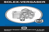 Solex-Vergaser - vw1302.de · SOLEX-VERGASER SOLEX-Fallstromvergaser 30-34 PICT-3 und 31-34 PICT-4 Deutsche Vergaser Gesellschaft m.b.H. & Co.KG 4040 Neuss Leuschstraße 1