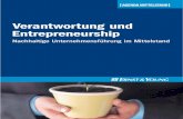Verantwortung und Entrepreneurs - Corporate Citizenship · PDF file 4 ERNST & YOUNG – VERANTWORTUNG UND ENTREPRENEURSHIP Verantwortungsvolle Unternehmensfüh-rung (Corporate Social
