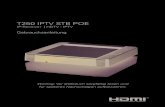 T250 IPTV STB POE · 2 Fast Ethernet mit POE 3 1 kombinierter SPDIF / Analog Klinkenstecker 4 USB 2.0 (derzeit ohne Funktion) 5 RJ12 Buchse für Infrarot-Empfänger und/oder Datenkabel