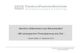 Herzlich willkommen zum Reichwerden! - Mit strategischer ...€¦ · Die FPS Financial Planning Solutions GmbH wurde 2006 von Holger Dombrowsky gegründet. Berufliche Stationen: •
