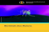 Merkblatt £¼ber Malaria - deutsche- Malaria muss gedacht werden, wenn der Aufenthalt in den genannten