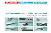 Bandf£¶rderer / Belt conveyors - syskomp Bandf£¶rderer / Belt conveyor 4 SB50-D1 Direkter Kopfantrieb