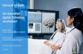 Microsoft in Healthhealthittalk.imatics.de/wp-content/uploads/2017/06/Vortrag-Microsof… · Microsoft HoloLens for Open and Minimally-Invasive Spine Surgery, May 5, 2017) Stryker