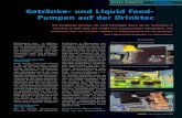 Getränke- und Liquid Food- Pumpen auf der Drinktec€¦ · Grundfos GmbH mit dänischer Mutterfirma in Bjerringbro prä-sentierte in München bereits eine innovative Hochdruckpumpe