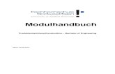 Modulhandbuch - FH Südwestfalen€¦ · 7 Voraussetzungen für die Vergabe von Kreditpunkten Bestehen der Modulprüfung 8 Verwendung des Moduls Dieses Modul wird in allen in Präsenzform