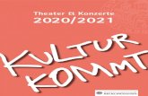 Theater & Konzerte 2020/2021 - Recklinghausen€¦ · Debut um 11 86 Information Alle Termine auf einen Blick 88 Saalplan Ruhrfestspielhaus 98 Das Kleingedruckte 99. 2 Vorwort Kunst