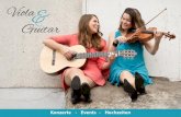 Viola Guitar · Guitar Konzerte - Events - Hochzeiten. Regine Brand und Ana Benitez – zwei faszinierende Künstlerinnen, die mit Charme, Können und Temperament Live-Musik auf höchstem
