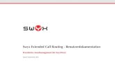 Erweitertes Anrufmanagement f£¼r SwyxWare Warenzeichen: Swyx und SwyxIt! sind eingetragene Warenzeichen