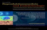 Journal für Reproduktionsmedizin und Endokrinologie · ren finden Sie auf Seite XXX. Die Rolle der Phospholipid-Scramblase 1 in der Trophoblast-fusion der humanen Plazenta V. M.