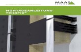 montageanleitung tekofix - MAAS Profile€¦ · Montageanleitung tekofix fassadenunterkonstruktion 5 1.5. randwinkel im untergrund vorbohren 1.6. dübel mit schraube setzen rahmendübel