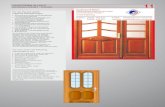 HAUSTÜREN IN HOLZ WOODEN FRONT - DOORS 11€¦ · of doors and windows do not deviate. The modern manufacturing method is very similar to the production of windows. Slotting and