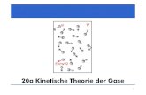 20a Kinetische Theorie der Gase - uni-rostock.deweb.physik.uni-rostock.de/cluster/lehre/P4LA1/WS20xx/WS2008-ppt2pd… · 5 Ideales Gas mal so mal so ausgedrückt = mol pV n RT Gesetz