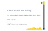 Kommunales Cash Pooling - derneuekaemmerer.de€¦ · Cash Pool der Stadt Leipzig – Liquiditätskonzentrati on Sparkassenkonten sparkasseninternes Kontokonzentrationsverfahren S-Zentral