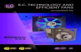 E.C. TECHNOLOGY AND EFFICIENT FANS€¦ · Hocheffiziente Axial-Wand-ventilatoren mit Brushless E.C.-Industriemotor und integrierter Elektronik ... Radial-Dachventilatoren 400ºC/2Std.