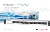 Keor PDU - Legrand · Typ VRLA - AGM ohne Wartung Aufladezeit (Std.) 4 - 6 (90 % der Kapazität) Kommunikation und Verwaltung Kommunikation USB Display und Meldungen 3 LEDs für die