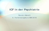 ICF in der Psychiatrie - Insurance medicine Dat… · ICF-Rating • 0 Problem nicht vorhanden, unerheblich • 1 leicht ausgeprägt • 2 mässig ausgeprägt • 3 erheblich ausgeprägt