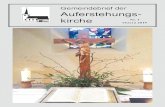 Gemeindebrief der Auferstehungs- kirche Nr. 1 Ostern 2019€¦ · Der Stand der Evangelischen Kirche gehört zum Maimarkt, einer der größten Regio-nalmessen und eine der ältesten