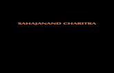 Sahajanand Charitra o - · PDF file Gujarati Text: Prof. Ramesh M. Dave Translation: BAPS Sadhus Swaminarayan Aksharpith Ahmedabad. Sahajanand Charitra (English Edition) (A short biography