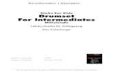Drumset for Intermediates 98Prozent - STRATO AG€¦ · Groove 4 Snare Drum Challenge 21 Groove 5 Bass Drum Challenge 22 Rock Ostinato 23 Rock Grooves 1 – 5 24 – 28 Rock Grooves