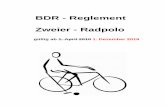 Reglement Zweier Radpolo - rad-net.de | Radsport | Radrennen · c) Alle Maße sind Außenmaße. Radpolo-Spielfeld Der 8 - Meter - und der 0,5 - Meter - Kreis sind nur notwendig, wenn