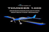 THUNDER 1400 - Amewi · For add onal ques ons to the product and conformity please contact: AMEWI Trade e.K., Nikolaus-O -Str. 6, DE-33178 Borchen, Fax: +49 (0)5251 / 288965-19, Email: