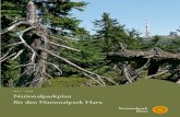 2011 - 2020 Nationalparkplan für den Nationalpark Harz€¦ · 1.3.3 Geologie und Böden 20 1.3.4 Klima 21 1.3.5 Wasserhaushalt und Gewässer 21 1.3.6 Aktuelle Vegetation 22 1.3.7