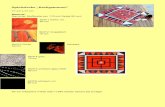 Spieledecke „Backgammon“ · Spieledecke „Backgammon“ 77 cm x 77 cm Material: (bei einer Stoffbreite von 110 cm/ Seide 90 cm) Stoff 1 Ginko rot 30 cm Stoff 2 rot geädert 15