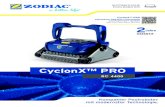 Cyclonx™ pro - Pool Oase Markus Meichenitsch e.U.€¦ · Kompakter Poolroboter mit modernster Technologie. RC 4400 Cyclonx™ pro Cclony x™ pro pentierte Vat orTEx™-Technologie