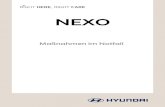 NEXO - Hyundai Deutschland€¦ · Generator, der die Hochvoltbatterie lädt, indem er die kinetische Energie des Fahrzeugs in elektrische Energie umwandelt. Reduktionsgetriebe Das