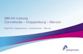 380-kV-Leitung Conneforde Cloppenburg Merzen · PDF file Zwei Raumordnungsverfahren (ROV): Conneforde - Cloppenburg (TenneT) Cloppenburg - Merzen (TenneT + Amprion) Zeitplanung für
