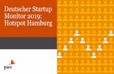 Deutscher Startup Monitor 2019: Hotspot Hamburg€¦ · mit Hochschulabschluss im Hotspot Hamburg hat ein wirtschaftswissenschaftliches Fach studiert. Mit nur einem Viertel MINT -Absolventen