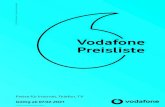 Vodafone Preisliste · 6 Vodafone Preisliste September 2020 Herausgeber: für NRW: Vodafone NRW GmbH y für Hessen: Vodafone Hessen GmbH & Co. KG für BW: Vodafone BW GmbH y alle