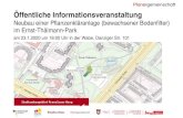 Öffentliche Informationsveranstaltung€¦ · Öffentliche Informationsveranstaltung Neubau einer Pflanzenkläranlage (bewachsener Bodenfilter) im Ernst-Thälmann-Park am 23.1.2020