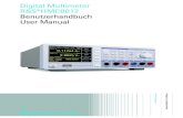 Digital Multimeter ¸HMC8012 Benutzerhandbuch User Manualjvogt/forschungsseminar/HAMEG_MA… · HAMEG-Service: HAMEG Instruments GmbH Service Industriestr. 6 D-63533 Mainhausen Telefon: