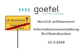 LK Northeim Herzlich willkommen! Informationsveranstaltung ...€¦ · 8 1. Die goetel GmbH Neustrukturierung Januar 2018 Silas Bittmann Geschäftsführer Geschäftsführer der goetel