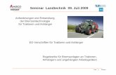Anforderungen an Bremsentechnologie - TUM€¦ · Seminar Landtechnik 09. Juli 2009 Anforderungen und Entwicklung der Bremsentechnologie für Traktoren und Anhänger Folie Neukam1