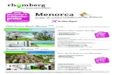 Jetzt buchen & Menorca - · PDF file Menorca Erlebe die schöne Unbekannte der Balearen Ab Wien ﬂ iegen! Jetzt buchen & Frühbucher-preise bis 31.12.19 sichern! MENORCA balearische