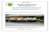 Westerwaldverein Merenberg e.V. · 90 Jahre Westerwaldverein Merenberg e.V. Die Festveranstaltung findet am Sonntag, den 20. August 2017 in der Sporthalle Merenberg statt. Für diesen