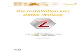 Die Installation von DaNiS-WinZep - NiBiS · Die Installation von DaNiS-WinZep Zeugnisprogramm für die Datenbank Niedersächsischer Schulen (Windows-Zeugnisprogramm) InstallationhandbuchFile