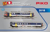 Schweizer Modellbahn-Highlights€¦ · 96684 Wagon CFF porte char type Slmmnps chargé d’un char PZ 57 no. M 221 camouﬂ age avec canon long 96685 Panzertransportwagen Slmmnps,