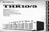Bedienungsanleitung - Musikhaus Hermann€¦ · 40 Zunächst möchten wir uns bei Ihnen dafür bedanken, dass Sie sich für den Gitarrenverstärker THR10/5 von Yamaha entschieden