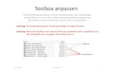 Toolbox anpassen V1 - Lai+Lolli/ToolboxanpassenV1.0.آ  Toolbox anpassen Klicken Sie nun auf die Kategorie