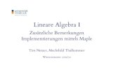 Lineare Algebra I - Universität Innsbrucktechmath.uibk.ac.at/.../Teaching/Year_2019_2020/LineareAlgebra_20… · Lineare Algebra II. Wesentlich für die Klassische Mechanik ist auch